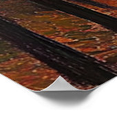 Sterrige Herfstpad – Impressionistische Poster (Hoek)