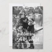 Sterrige het Maken van het ivoor Geesten de Feestdagenkaart (Voorkant)