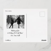 Sterrige Magische Prettige Feestdagen Typografie | (Achterkant)