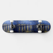 Sterrige Nacht over de Rhône Skateboard (Horizontaal)