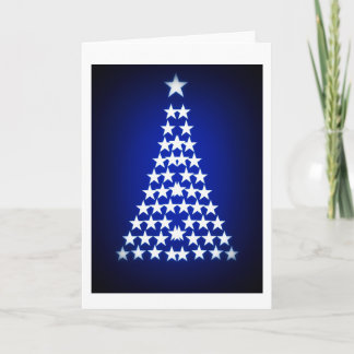 Sterrige Sterrennacht Feestdagen Kaart