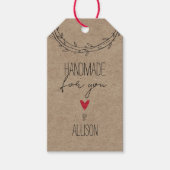 Sterrren & Hart Persoonlijk 🎁 "Met de Hand Gemaak Cadeaulabel (Voorkant)