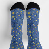 Sterrren op Blauw Sokken (Top)