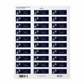 sterry sky mason jars bruiloft etiket (Full Sheet)