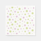 Sterschilfers in pastelkleur. servet (Voorkant)