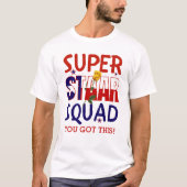 Sterspeler Teacher Texas Test Day Superstar Squad T-shirt (Voorkant)