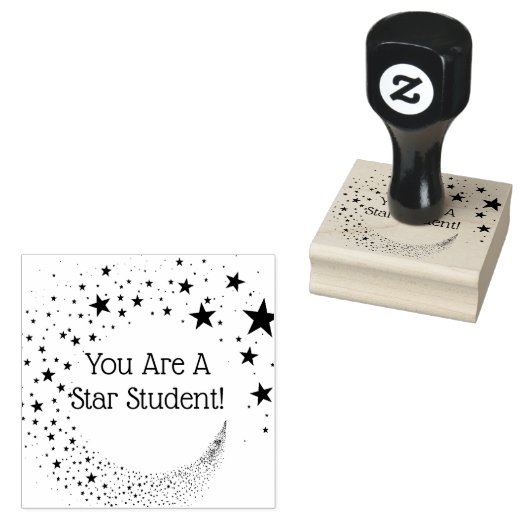 Sterstudent, Leraren, Prijs, Encouragement Rubberstempel (Gestempeld)