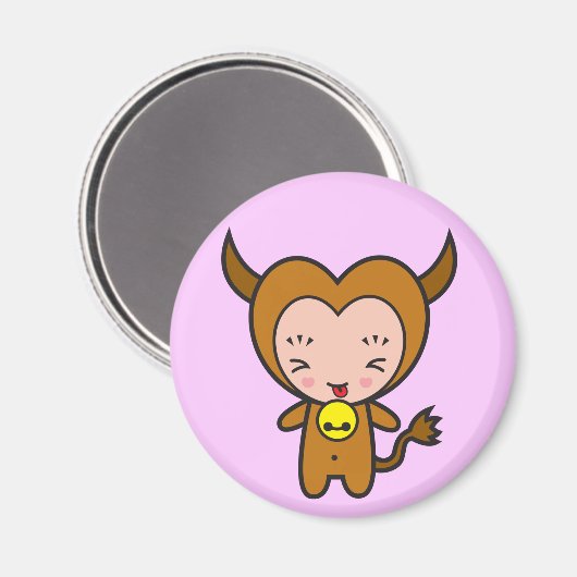 Sterteken Karakter - Stier Magneet (Voorkant / Achterkant)