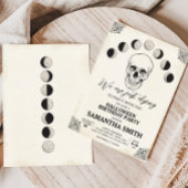 Sterven aan Party Skull Halloween Verjaardagsfeest Kaart