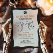 Sterven op de uitnodiging voor Halloween Party