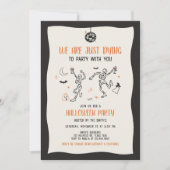 Sterven op de uitnodiging voor Halloween Party (Voorkant)