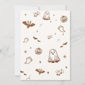 Sterven op een Halloween feest Kaart (Achterkant)