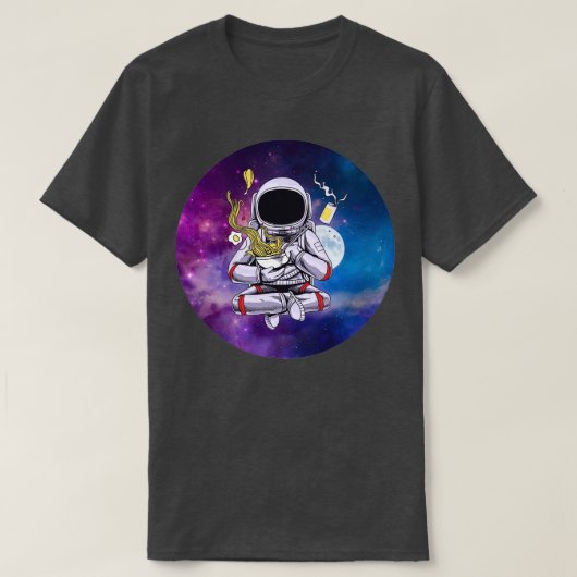 Stervende astronaut in de buitenruimte t-shirt (Design voorkant)