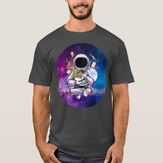 Stervende astronaut in de buitenruimte t-shirt