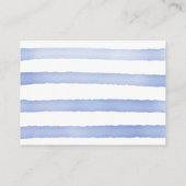 Stervis | Ocean Baby shower Luier Raffle Informatiekaartje (Achterkant)