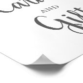 Stervis | Ocean Wedding Cards & Gifts Sign Poster (Hoek)