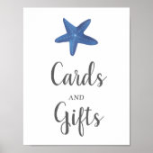 Stervis | Ocean Wedding Cards & Gifts Sign Poster (Voorkant)