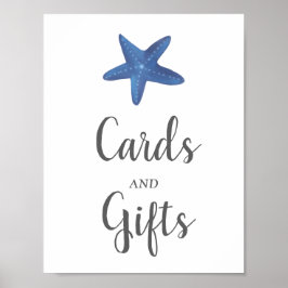 Stervis | Ocean Wedding Cards & Gifts Sign Poster