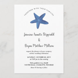 Stervis | Ocean Wedding Kaart