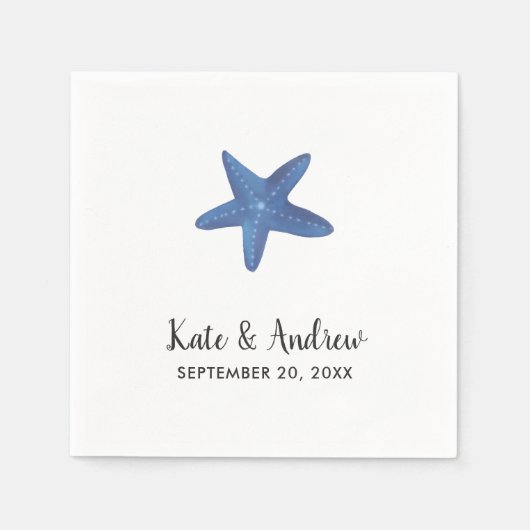 Stervis | Ocean Wedding Servet (Voorkant)