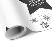 Stervlokken inpakpapier (Rol Hoek)