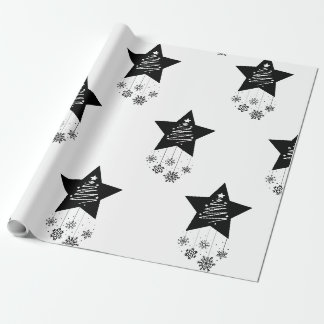Stervlokken inpakpapier