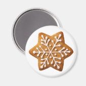 Stervorm Kerstmis Gingerbread Magneet (Voorkant / Achterkant)