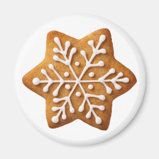 Stervorm Kerstmis Gingerbread Magneet