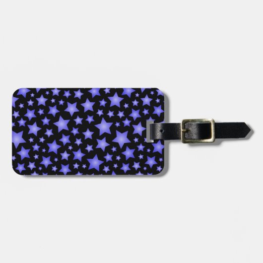 Stervormig patroon bagagelabel (Voorkant horizontaal)