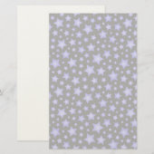 Stervormig patroon briefpapier (Voorkant / Achterkant)