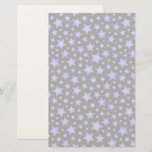 Stervormig patroon briefpapier (Voorkant / Achterkant)