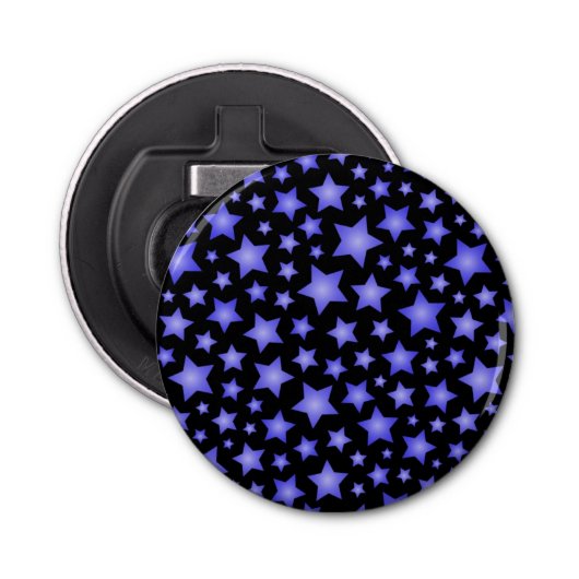 Stervormig patroon button flesopener (Voorkant)