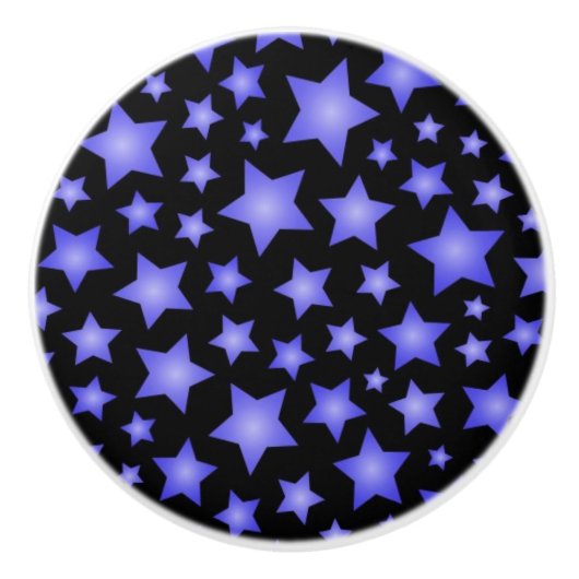 Stervormig patroon keramische knop (Voorkant)