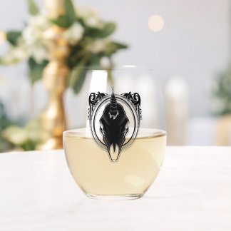 stervormig wijnglas zonder voet