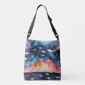 stervormig zeegezicht crossbody tas (Achterkant)