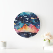 stervormig zeegezicht grote klok (Huis)