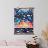 stervormig zeegezicht hangend wandkleed (Slaapkamer)