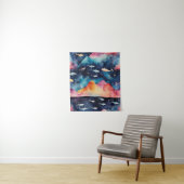 stervormig zeegezicht wandkleed (In situ)