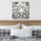 Stervormige cactus van Debra Lee Baldwin Canvas Afdruk (Insitu (Slaapkamer))