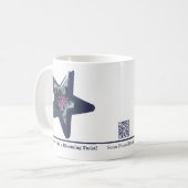 🌟Stervormige Kerstboom Bloemist Promotionele Koffiemok (Voorkant links)