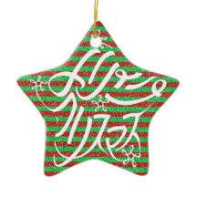 Stervormige Merry Christmas-typografie en 8 andere