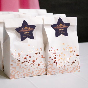 Stervormige Ramadan Mubarak Sticker