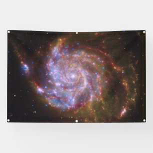 Stervorming in de Pinwheel:  M101 sterrenstelsel Spandoek