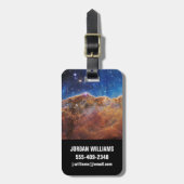 Stervormingsgebied Ngc 3324 in de Carina-nevel. Bagagelabel (Voorkant verticaal)