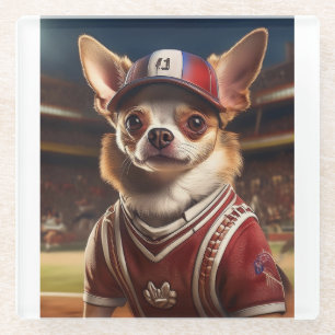 Sterwerper voor de Chihuahua 9 Glazen Onderzetter