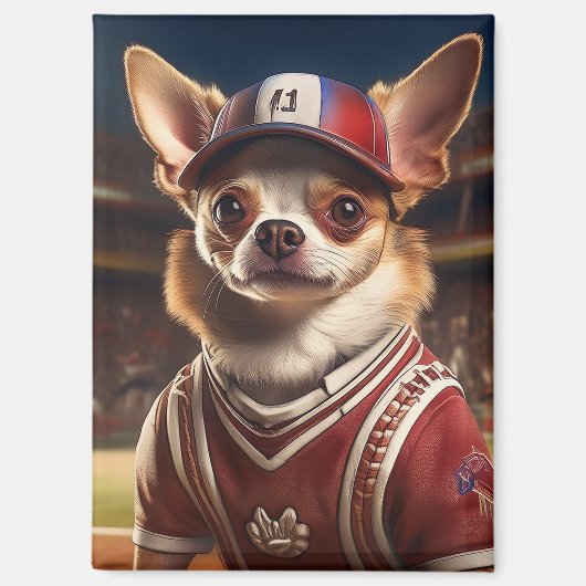 Sterwerper voor de Chihuahua 9 Magneet (Voorkant)