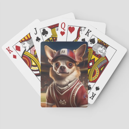Sterwerper voor de Chihuahua 9 Pokerkaarten (Achterkant)