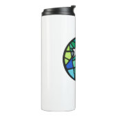 sterwit thermosbeker (Gedraaid links)