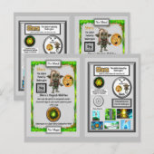 Sterx Presenteert Seaborgium Ruilkaart Briefkaart (Voorkant / Achterkant)