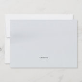 Stethoscoop bedankt kaart (Achterkant)